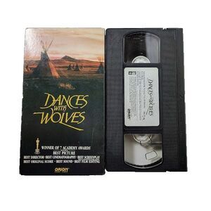 Dances with Wolves VHS 1990 Movie Western Drama Kevin Costner PG 13